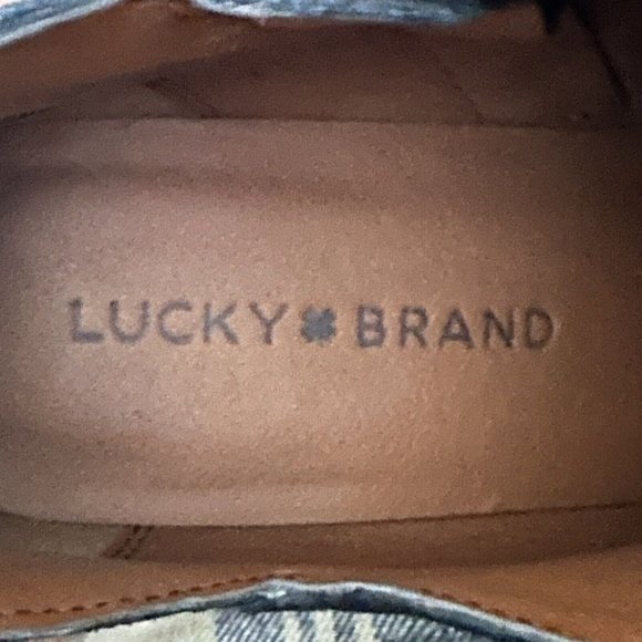 Lucky Brand Fenley Ankle Boots Women's 8M Booties Black Suede Low Heel Side Zip - Picture 7 of 8